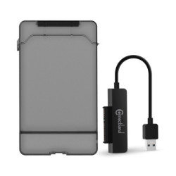 Boîtier externe 2.5p SATA USB 3.0 Noir | ECP Grossiste informatique