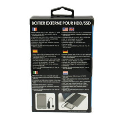 Boîtier externe 2.5p SATA USB 3.0 Noir | ECP Grossiste informatique
