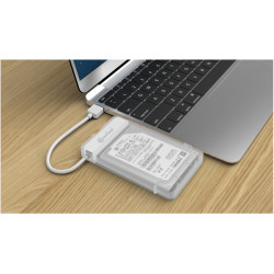 NONBT030689 Boîtier externe 2.5p SATA USB 3.0 Blanc