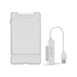 NONBT030689 Boîtier externe 2.5p SATA USB 3.0 Blanc