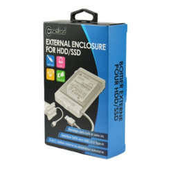 Boîtier externe 2.5p SATA USB 3.0 Blanc | ECP Grossiste informatique