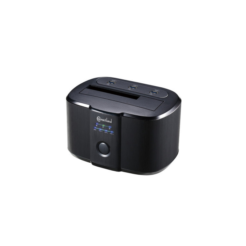 Docking 1xHDD 2.5/3.5p Sata avec hub USB3 | ECP Grossiste informatique