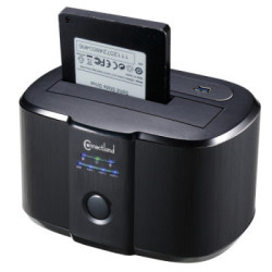 Docking 1xHDD 2.5/3.5p Sata avec hub USB3 | ECP Grossiste informatique