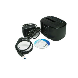 Docking 1xHDD 2.5/3.5p Sata avec hub USB3 | ECP Grossiste informatique