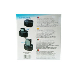 Docking 1xHDD 2.5/3.5p Sata avec hub USB3 | ECP Grossiste informatique