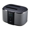 6001008 Docking pour 2xHDD 2.5/3.5p Sata USB3 Gris | ECP Grossiste informatique