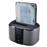 6001008 Docking pour 2xHDD 2.5/3.5p Sata USB3 Gris | ECP Grossiste informatique