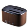 Docking pour 2xHDD 2.5/3.5p Sata USB3 Marron | ECP Grossiste informatique