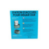 Docking pour 2xHDD 2.5/3.5p Sata USB3 Silver | ECP Grossiste informatique