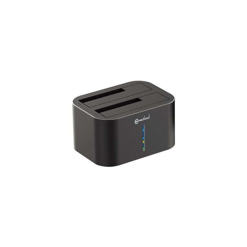 Docking pour 2xHDD 2.5/3.5p Sata USB3 Noir | ECP Grossiste informatique