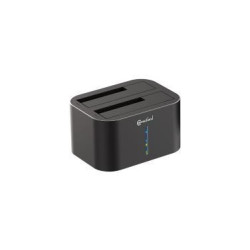 Docking pour 2xHDD 2.5/3.5p Sata USB3 Noir | ECP Grossiste informatique