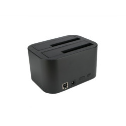 Docking pour 2xHDD 2.5/3.5p Sata USB3 Noir | ECP Grossiste informatique