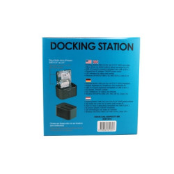 Docking pour 2xHDD 2.5/3.5p Sata USB3 Noir | ECP Grossiste informatique