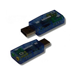 NONCS021651 Carte son USB avec reprise casque + micro (Bulk)