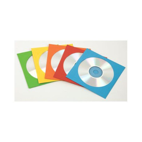 Pack de 25 enveloppe pp color CD | ECP Grossiste informatique