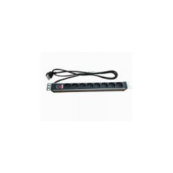 Bandeau 1U 8 prises rack 19p protection surtension. | ECP Grossiste informatique