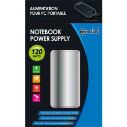 Adapateur secteur universel pour NB 15V-20V 120W | ECP Grossiste informatique