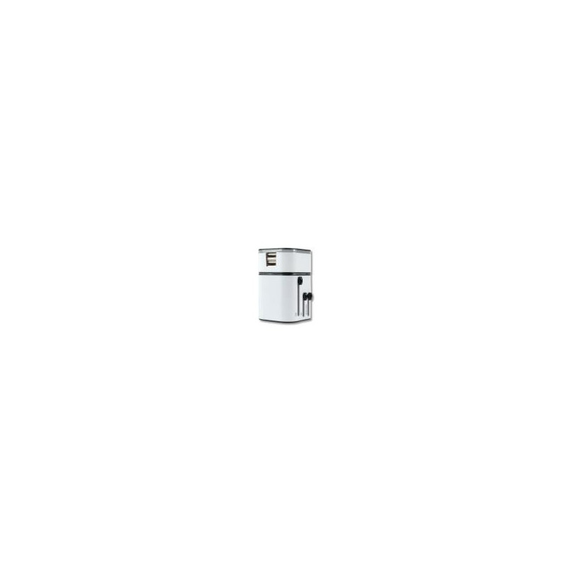 Adaptateur Electrique universel Blanc | ECP Grossiste informatique