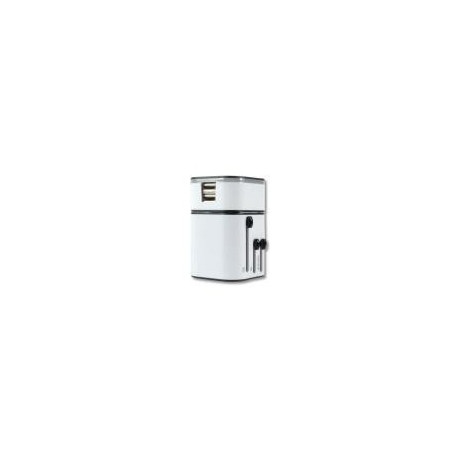 Adaptateur Electrique universel Blanc | ECP Grossiste informatique