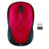 LOGSO017368 M235 Red Wireless Mouse for Notebooks Boîte