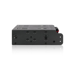 ICYMB027718 MB524SP-B Rack Amovible 4 baies SAS SATA HDD SSD 2.5p pour baie de 5.25p