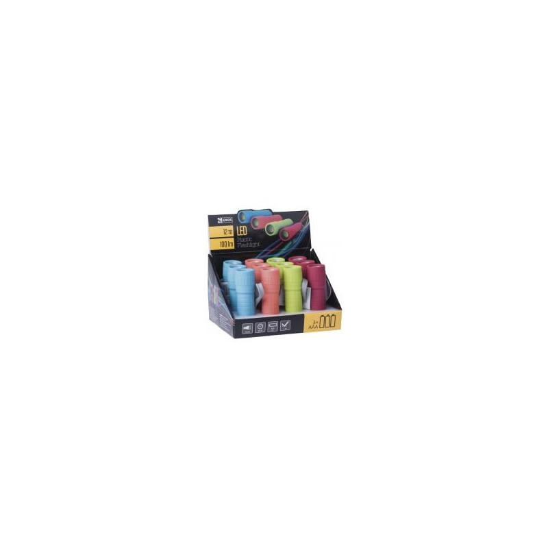 Torche x12 COB LED FLASHLIGHT 3×AAA | ECP Grossiste informatique