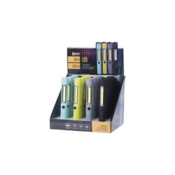 Pack x16 Torche LED FLASHL.COB+1×LED 3×AAA | ECP Grossiste informatique