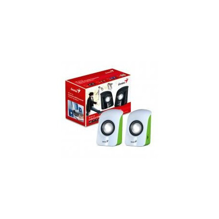 DESTOCKAGE SP-U115 White-Green 1.5WRMS USB power | ECP Grossiste informatique