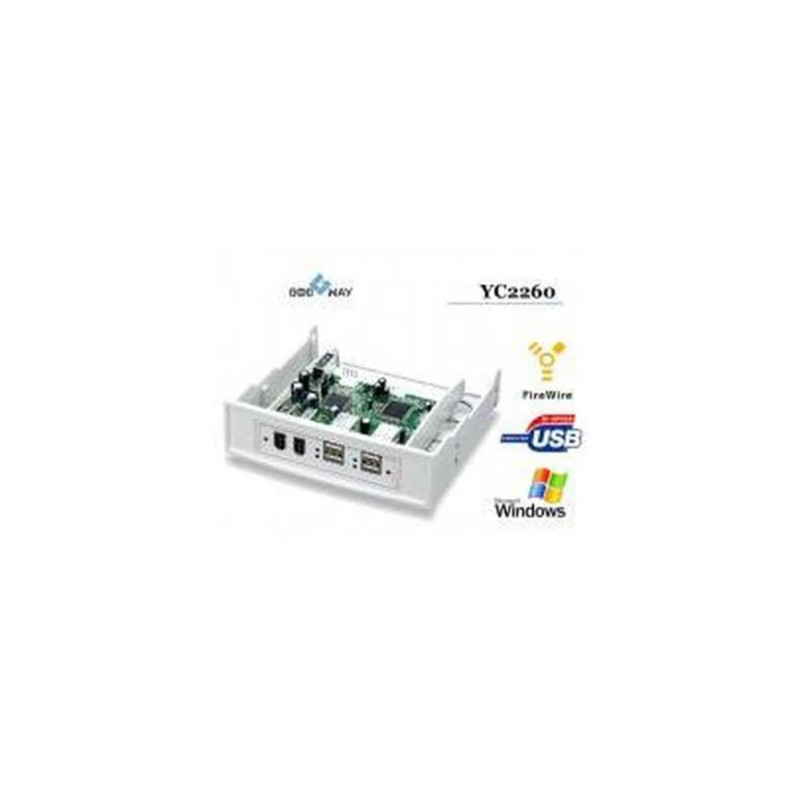 YC2260 Façade combo USB/IEEE | ECP Grossiste informatique