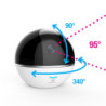 EZVCA030674 DESTOCKAGE EZVIZ C6T(RF edition) + Kit d/'alarmeWhite Cam IP Inter Motorisee Wifi HD 720p IR
