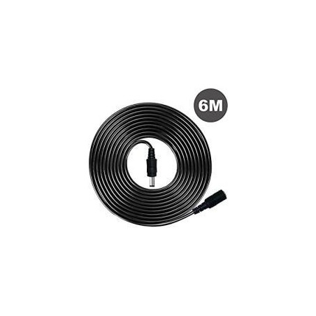 FOS Cable Rallonge pour Camera 6m 12V Noir | ECP Grossiste informatique