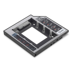 Digitus Boîtier de raccordement SSD HDD pour baie de disque CD DVD Blu-ray, SATA sur SATA III, hauteur de construction 12,7 mm