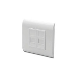 Plaque murale DIGITUS pour modules Keystone, cadre 80x80 mm | ECP Grossiste informatique