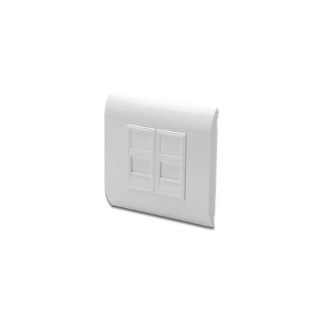 Plaque murale DIGITUS pour modules Keystone, cadre 80x80 mm | ECP Grossiste informatique
