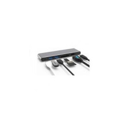 0301682 - Adaptateur de type C avec 2x Hub USB V3.0 +HDMI+ lecteur multicartes | ECP Grossiste informatique