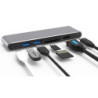 0301682 - Adaptateur de type C avec 2x Hub USB V3.0 +HDMI+ lecteur multicartes | ECP Grossiste informatique