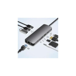 0301658 - ADAPTAEUR USB TYPE C VERS HDMI ,RJ45 ,SD,TF,AUDIO, PD ,USB-A/F 3.0.x 3 | ECP Grossiste informatique
