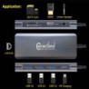 0301658 - ADAPTAEUR USB TYPE C VERS HDMI ,RJ45 ,SD,TF,AUDIO, PD ,USB-A/F 3.0.x 3 | ECP Grossiste informatique