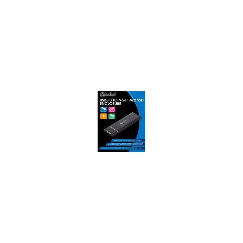 1920111 Boîtier SSD externe, M.2 NGFF vers USB 3.0 | ECP Grossiste informatique