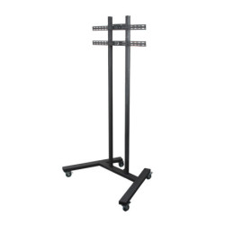 BTEEC035227 Grand chariot universel pour écrans plats support au sol (VESA 800 x 600) - 1.8m Ø50mm Poles - Noir - Gar10ans