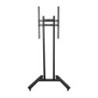 BTEEC035227 Grand chariot universel pour écrans plats support au sol (VESA 800 x 600) - 1.8m Ø50mm Poles - Noir - Gar10ans