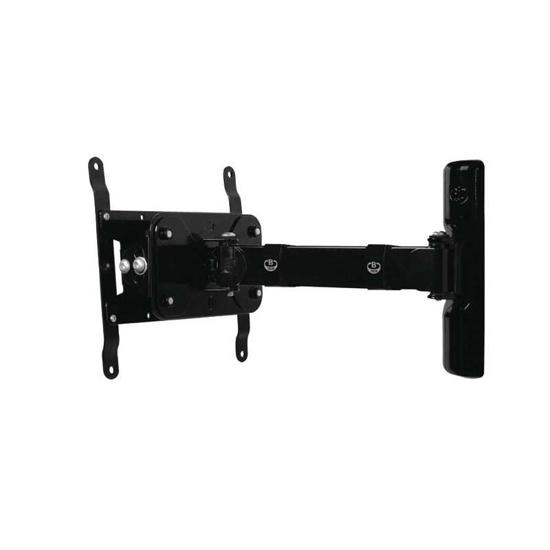 BTEEC035232 Support mural pour écran plat avec un seul bras (VESA 200) - Piano Noir - Gar10a