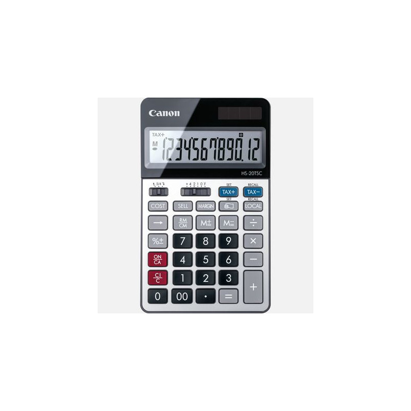 CANCAL35087 Calculatrice Canon HS-20TSC bureau 12 chiffres