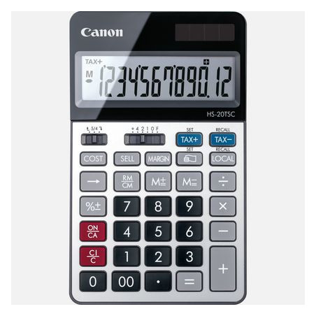 CANCAL35087 Calculatrice Canon HS-20TSC bureau 12 chiffres
