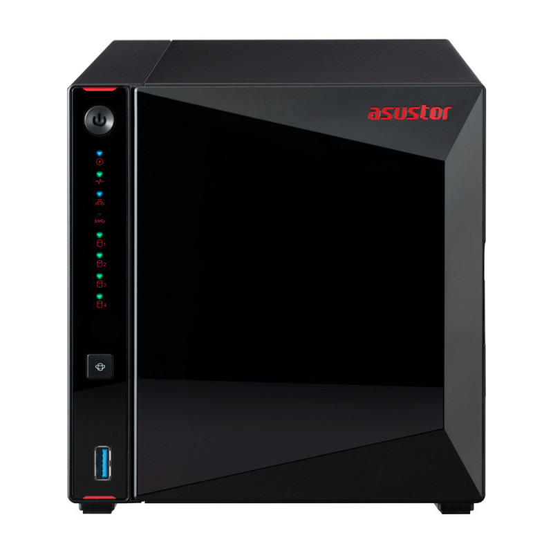 Asustor Nimbustor 4 NAS Bureau Intel® Celeron® J4105 4 Go DDR4 48 To HDD ADM Noir