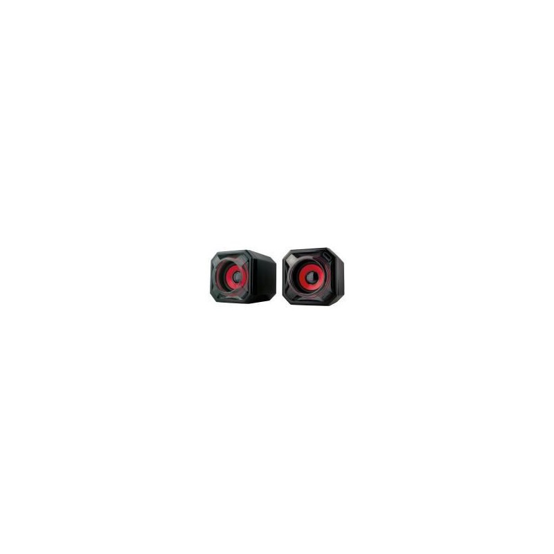 HAUT PARLEUR GAMING HABROK ROUGE/NOIR | ECP Grossiste informatique