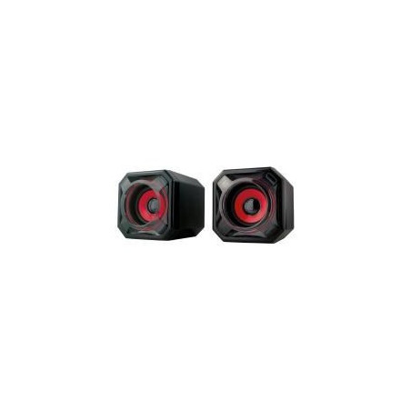 HAUT PARLEUR GAMING HABROK ROUGE/NOIR | ECP Grossiste informatique