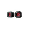 HAUT PARLEUR GAMING HABROK ROUGE/NOIR | ECP Grossiste informatique