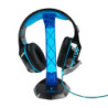 CASQUE 50mm GAMING FREYR JACK 2X3.5 MM+ USB/LED BLACK/BLUE,compatible PC, tablet | ECP Grossiste informatique
