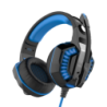 0915177 CASQUE 50mm GAMING FREYR USB 7.1 AVEC VIBRATION+LED BLACK/BLUE | ECP Grossiste informatique
